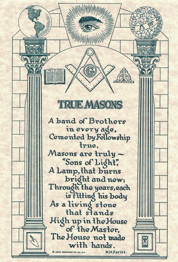 True Masons Print