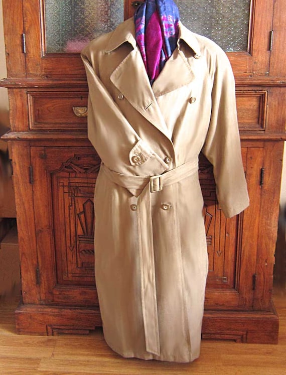 Classic London Fog Trench Coat All Weather Coat by ShimmyStitches