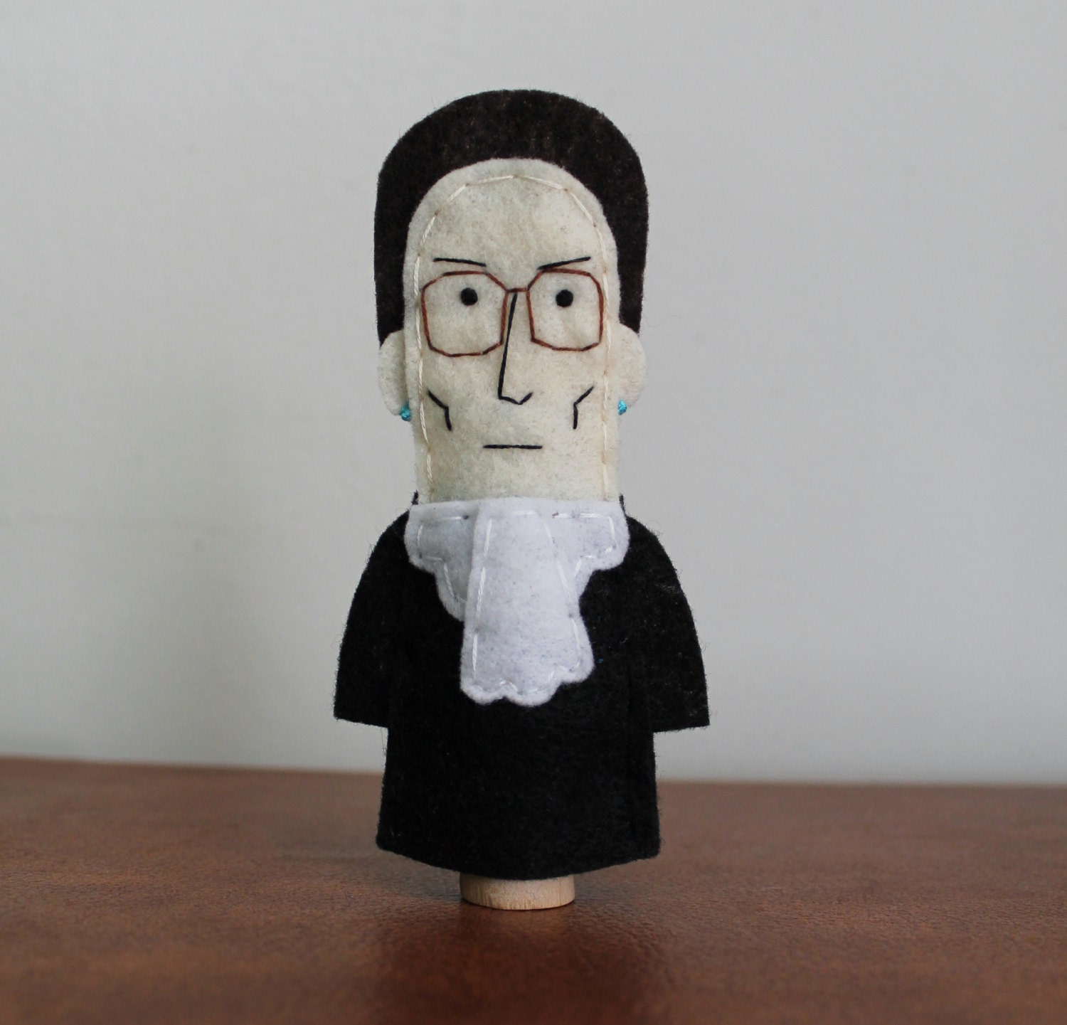 Ruth Bader Ginsburg Finger Puppet Free shipping