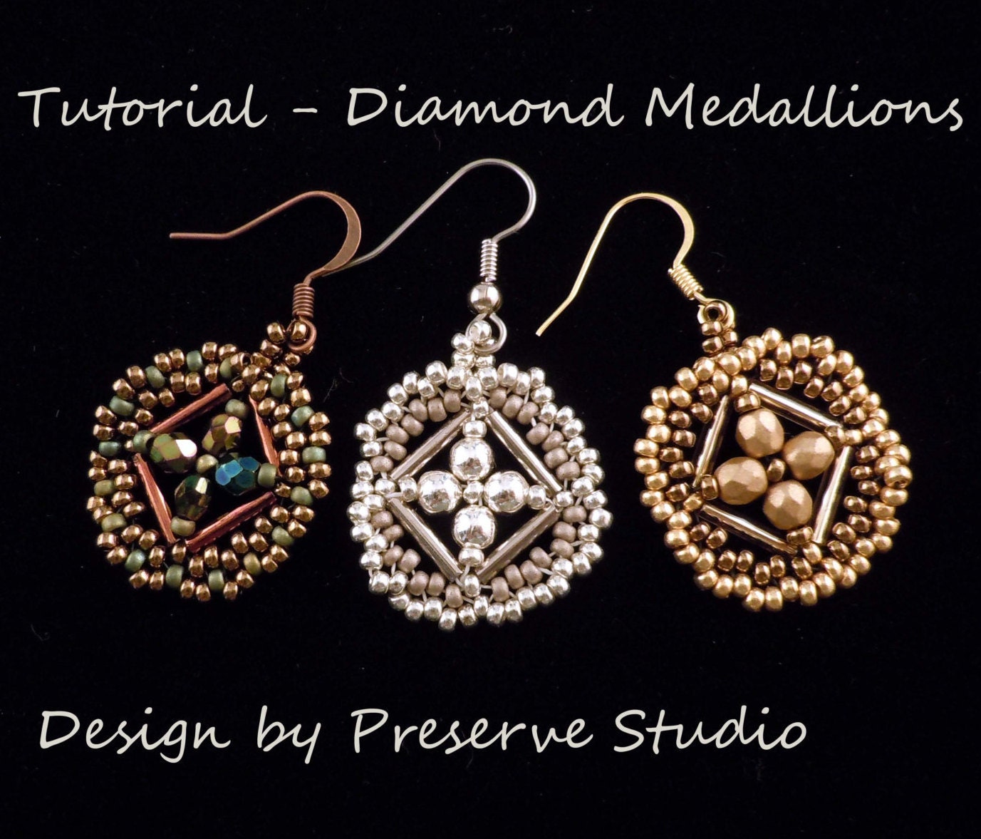 How to make earrings Earring Tutorial Bugle Bead Earring