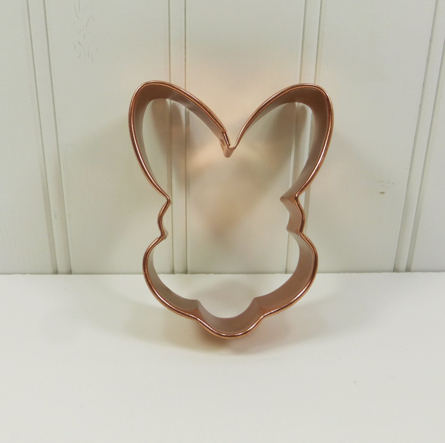 Copper Bunny Cookie Cutter Large Bunny Shaped Copper Cookie