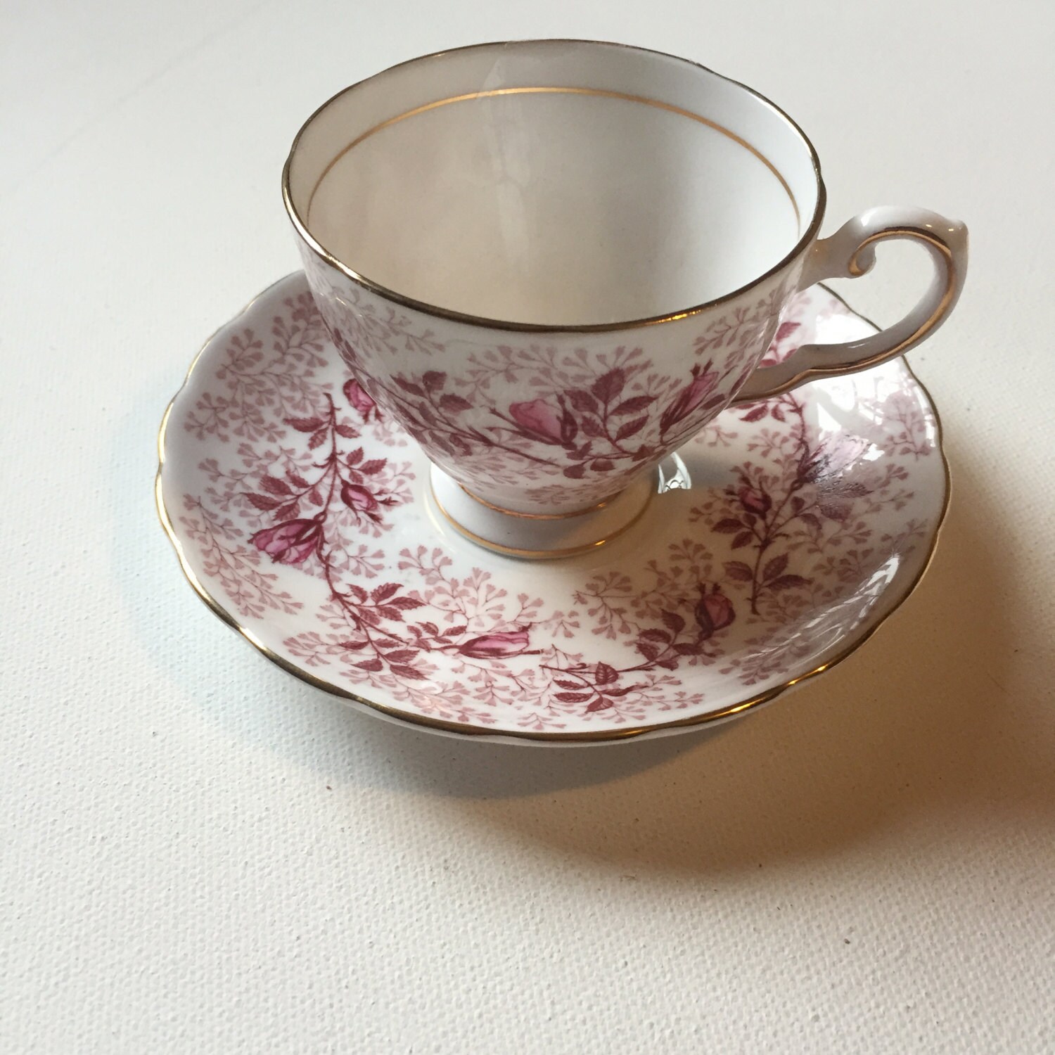 Tuscan Fine English Bone China Tea Cup and Saucer Vintage