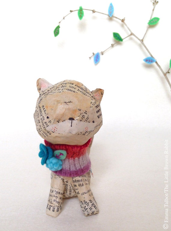 Paper Mache Original Artwork Original Mixed Media OOAK