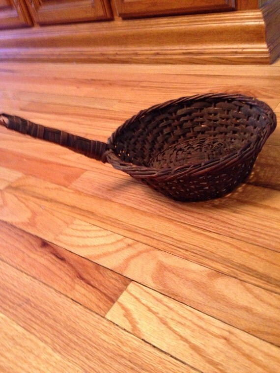 Vintage church collection basket