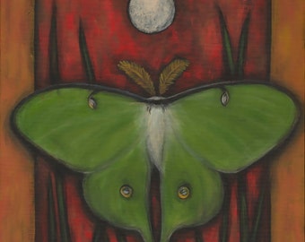 Fly Me to the Moon by Carrie Martinez // Surrealism, Mysticism, Goddess, Tarot and Visionary Art