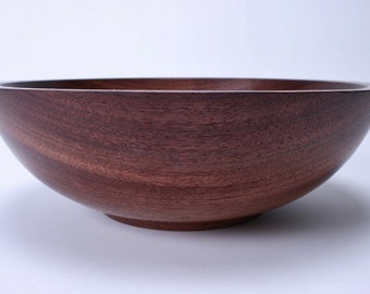 Purpleheart Wooden Salad Bowl #1383 11" X 3 7/8"