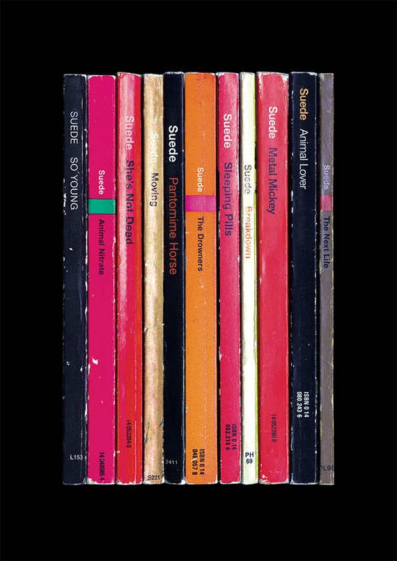 Suede 'Suede' Debut Album As Penguin Books Poster