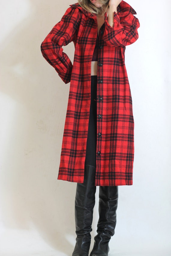 flannel duster jacket