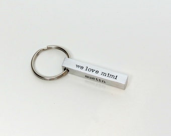 Personalized Key Chain - Fathers Day GiFt - Personalized Keychain - Mens - Womens - Dad - Mother - Grandpa - Grandma - Dad - Kids Names