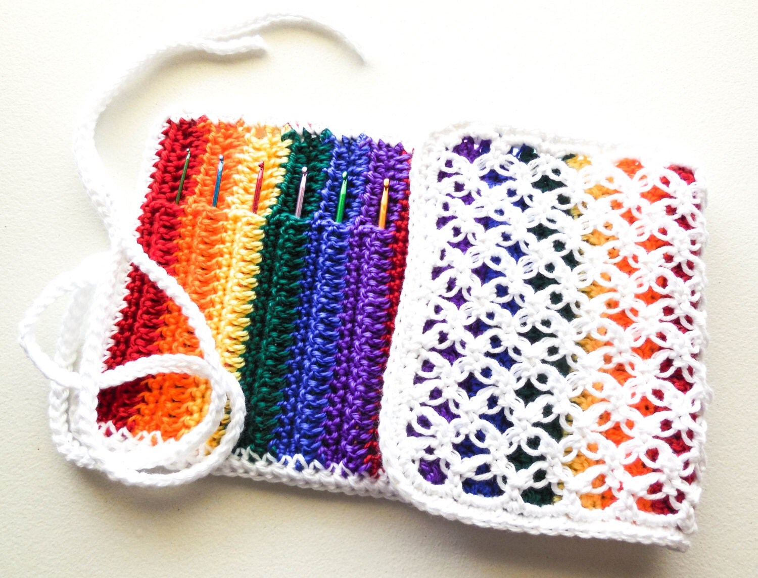 Rainbow Crochet Hook Organizer Crochet Hooks Available