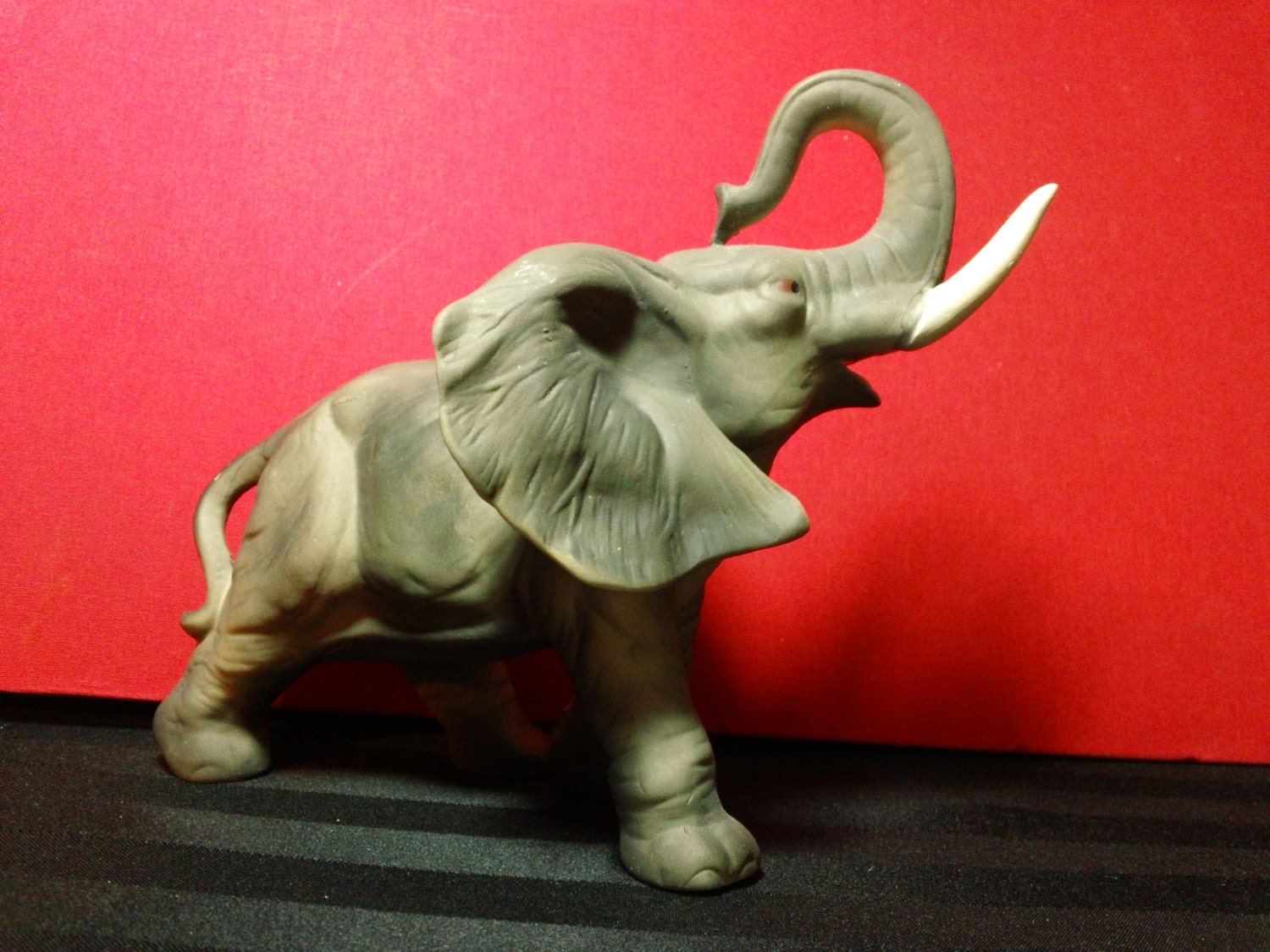 antique porcelain elephant figurine