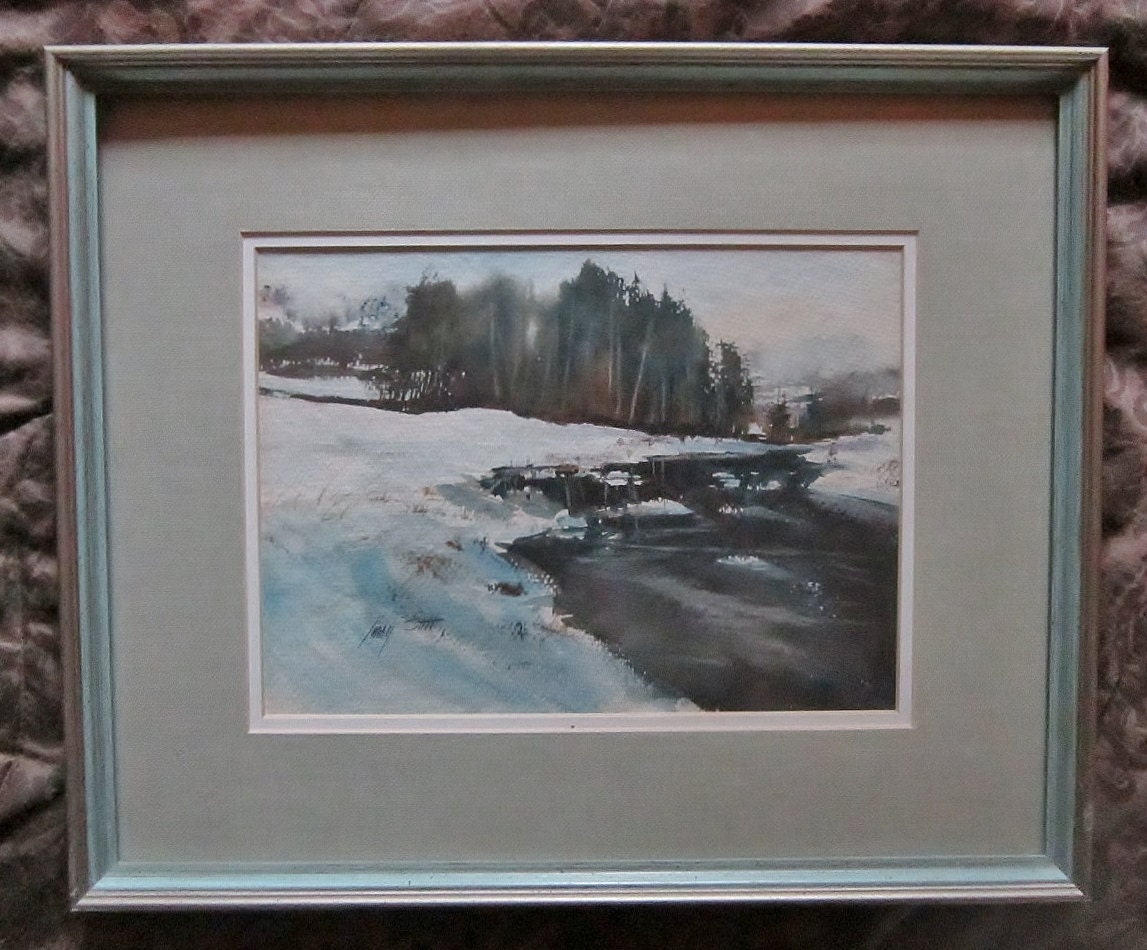 Original Watercolor Painting by Jerry Stitt Master Watercolor