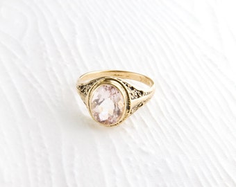 Brilliant Pink Tourmaline Ring