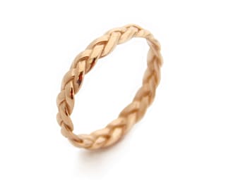 Braid wedding ring
