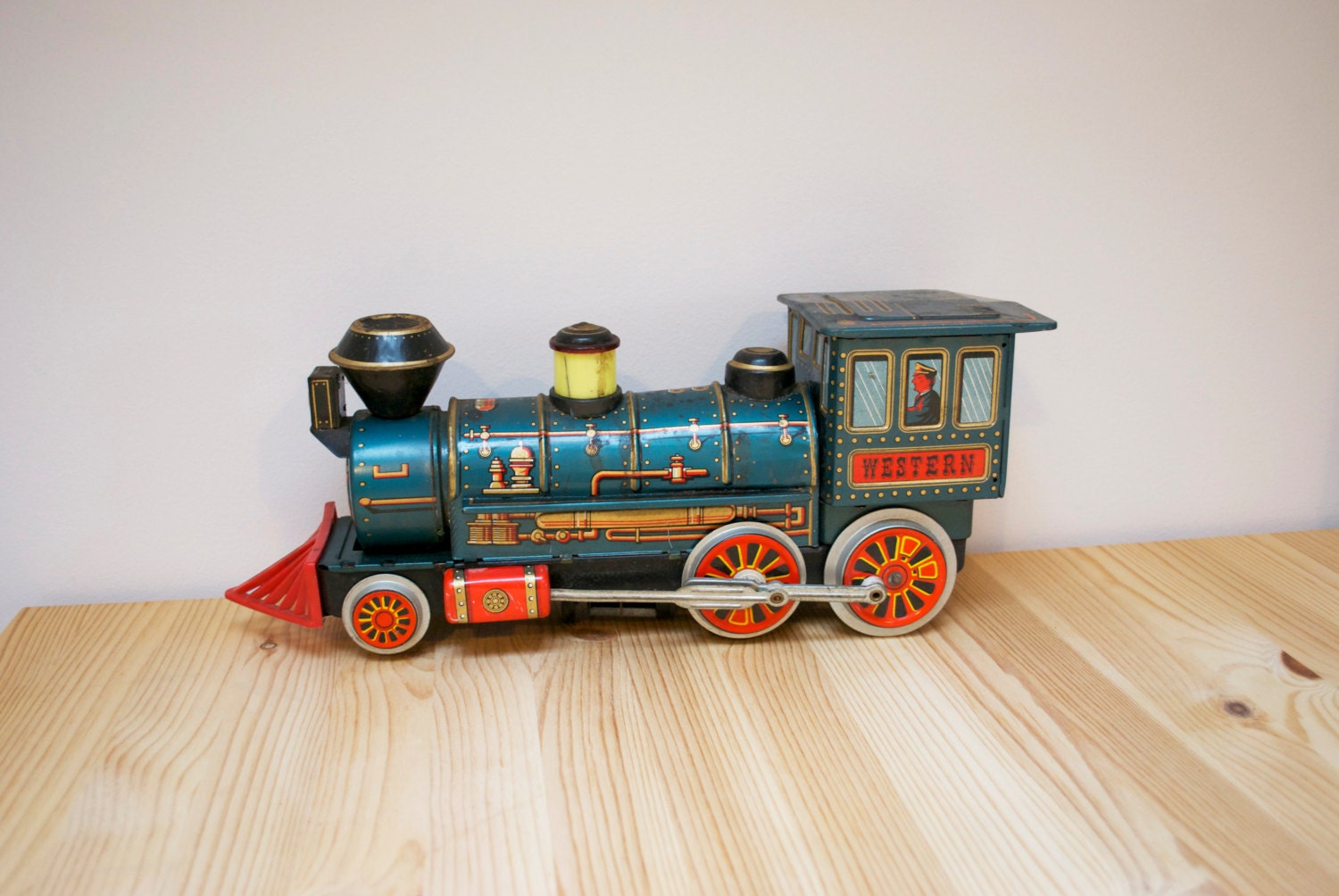 Vintage tin toy train