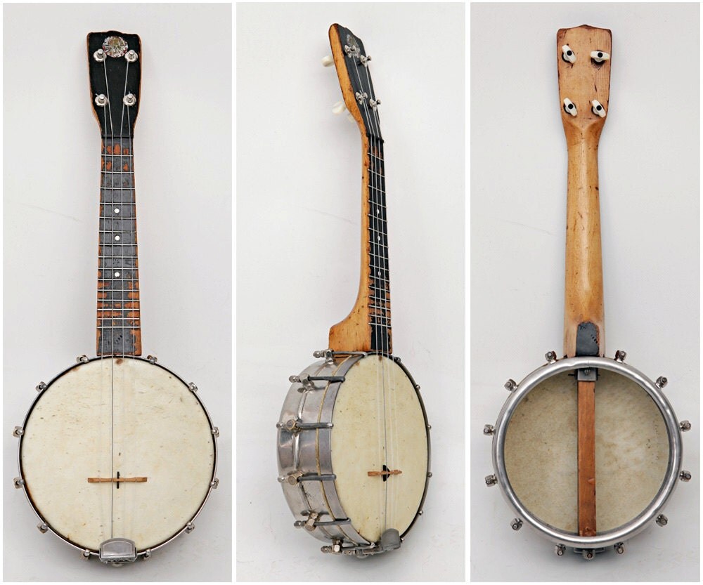 antique winner banjo ukulele 1920's pro restoration