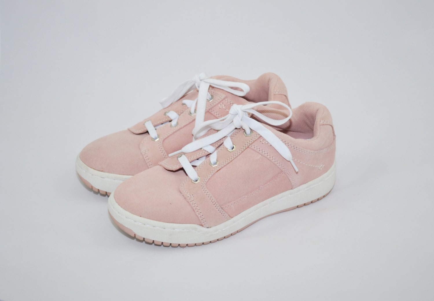 Vintage 90s Sneakers Suede Leather Tennis Shoes Lower East