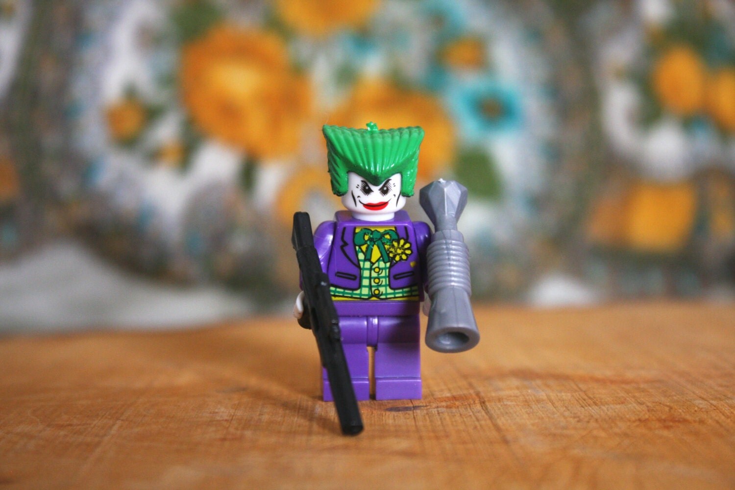 Female Joker Custom Lego Figure. Collectible Bootleg DC Comics