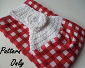 Pattern - Crochet Towel Topper Pattern - Crochet Pattern - Towel Topper - Instant Download