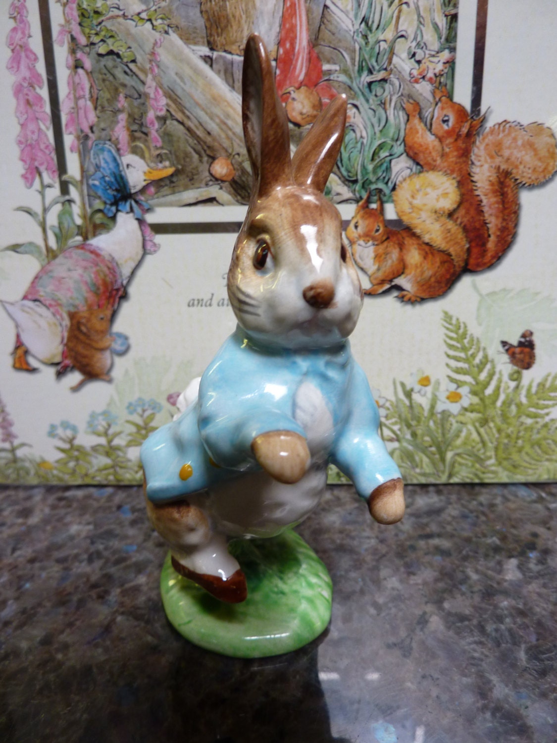 Peter Rabbit 1948 Beatrix Potter Figurine Beswick England