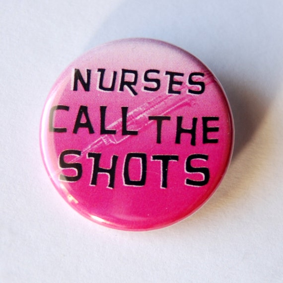 NURSES CALL The SHOTS 1 25 Inch Retractable Badge Reel nurses-call-the-shots-1-25-inch-retractable-badge-reel