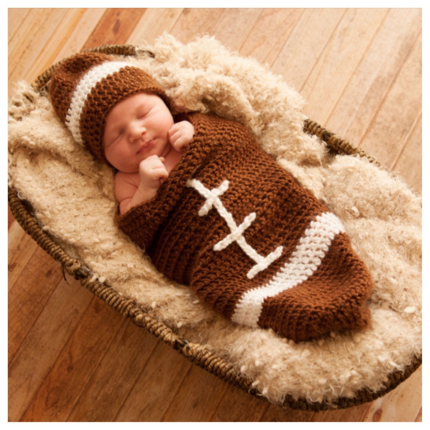 Baby Football Cocoon Pattern Newborn Baby Football Cocoon Pattern Newborn
