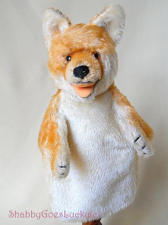 steiff fox vintage