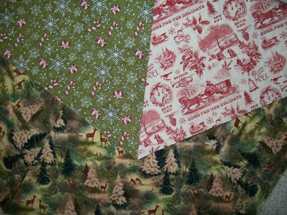 items similar to quilted christmas tree skirt reversible items similar to quilted christmas tree skirt reversible