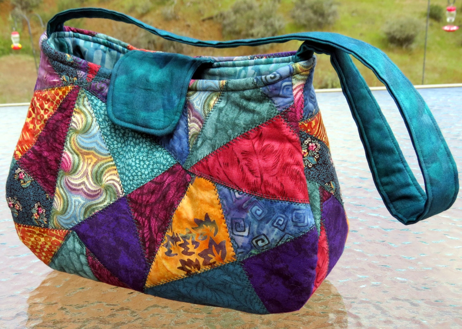 Purse Crazy Quilt Purse Patchwork Purse One Of A Kind