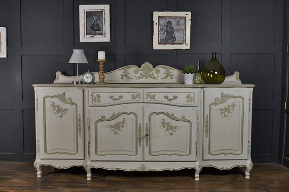 large white 4 door french shabby chic sideboard free uk large white 4 door french shabby chic sideboard free uk