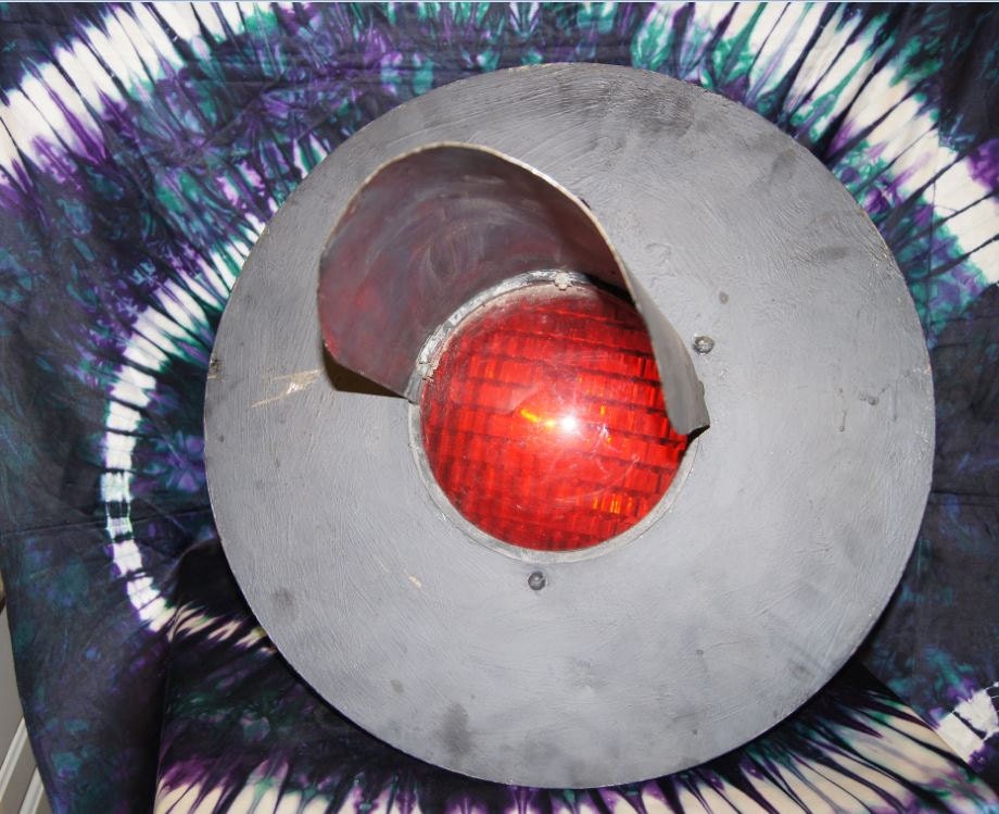 Vintage Railroad Light Railroad Crossing by TheVintageTrekker