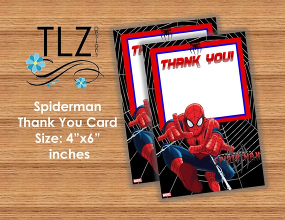 spiderman-thank-you-card-printable-digital-instant-by-tlzdesigns