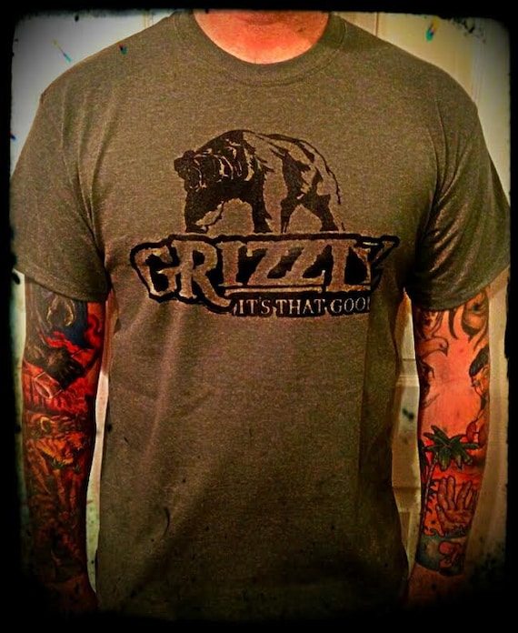 Grizzly dip Snuff Tobacco T shirt army green all sizes