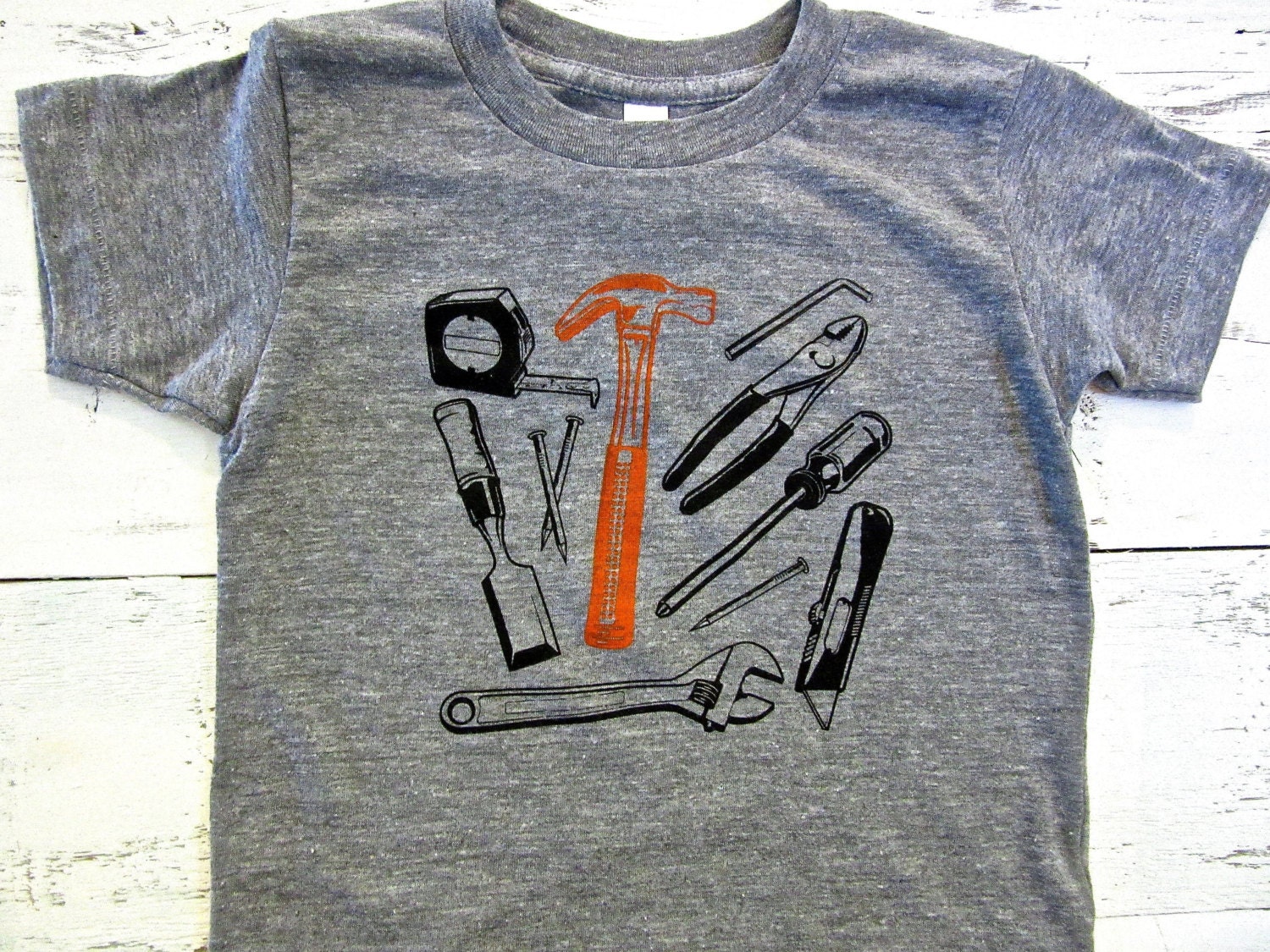 Tool time toddler tshirt. American apparel kids