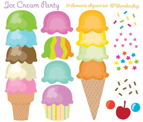 ice cream party clip art - photo #12