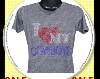 i heart cowboys shirt