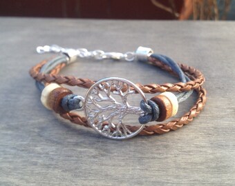 Tree of Life Bracelet Celtic Bohemian Bracelet Native American inspired Tribal Bracelet Irish bracelet viking bracelet