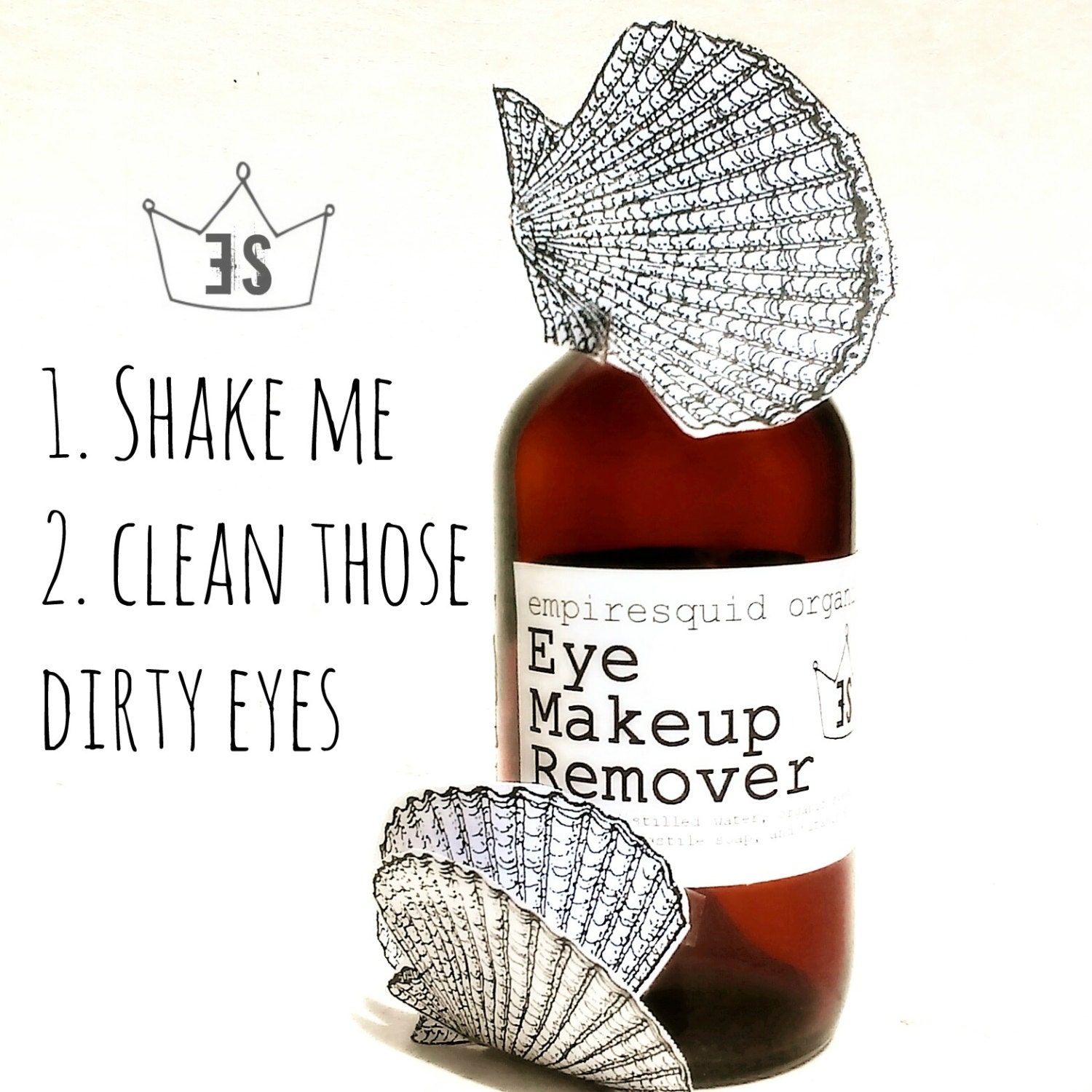 Organic Eye Makeup Remover 4oz All Natural Eye Make Up
