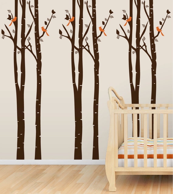 Self Adhesive Wallpaper Trees Design 01 FREE SHIPPING