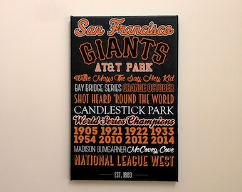 San Francisco Giants - Canvas or Poster