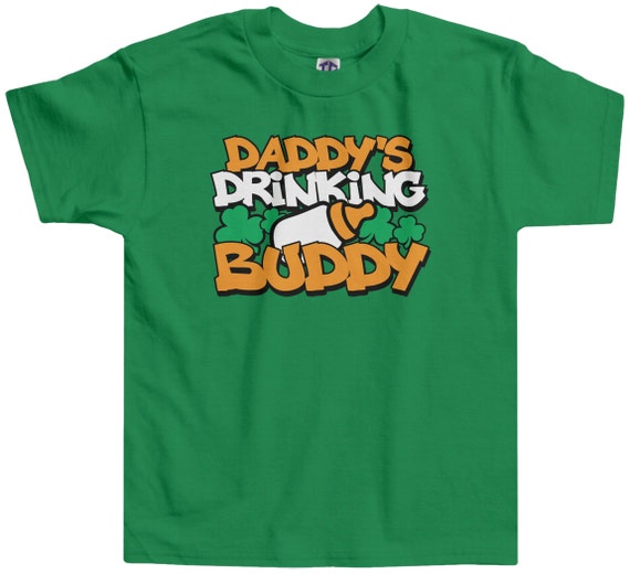 daddy's drinking buddy baby shirt