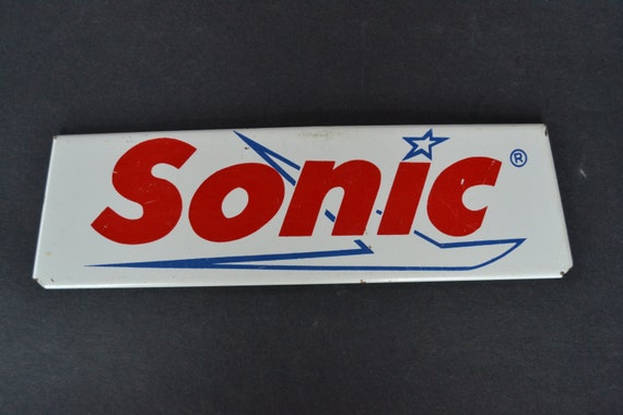 Vintage Sonic Tires Metal Sign by CubbiesCloset on Etsy