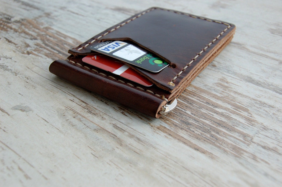 Wallets for women/ money clip walletleather by JaklinDifferent