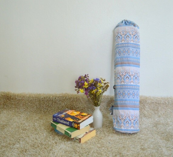 Handmade Yoga Mat Bag. by SimplySiamThaiCrafts on Etsy