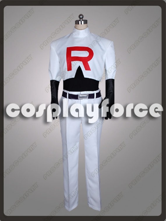 Pokemon Team Rocket James Cosplay Costume