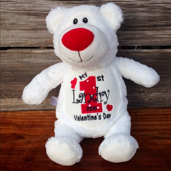 personalised valentines teddy