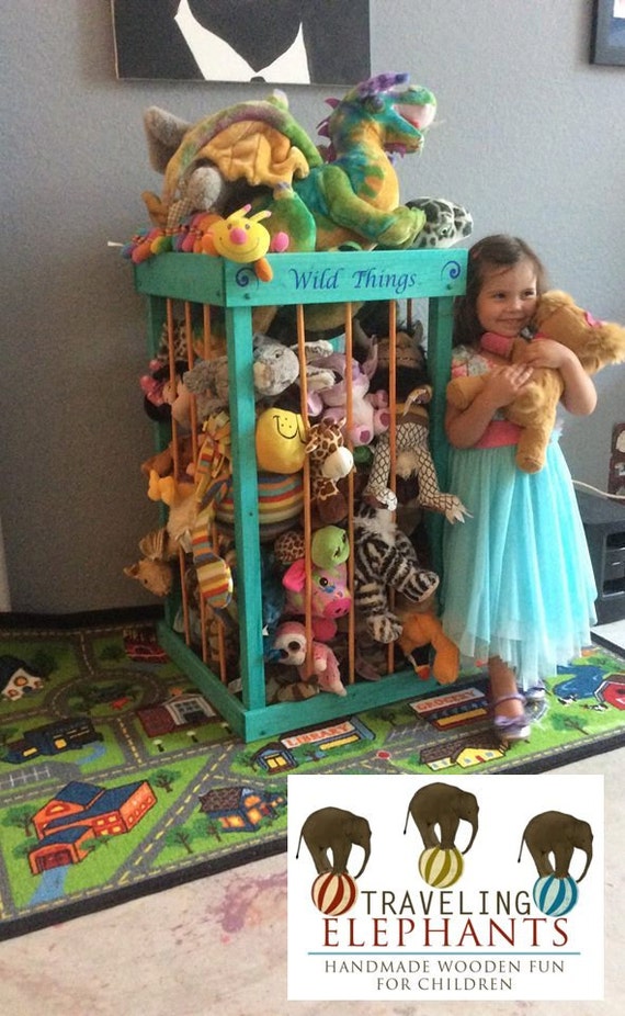 animal zoo stuffed animal storage