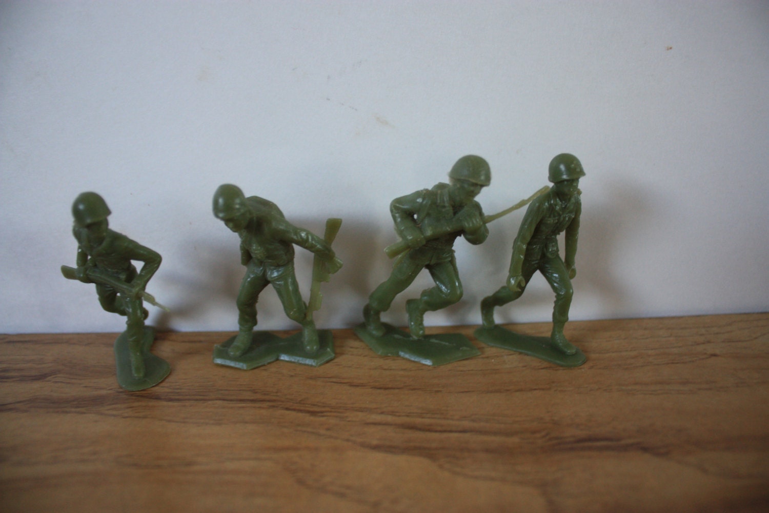 Vintage Marx Toy Soldiers Set of 4 with Louis by BabisTreasures