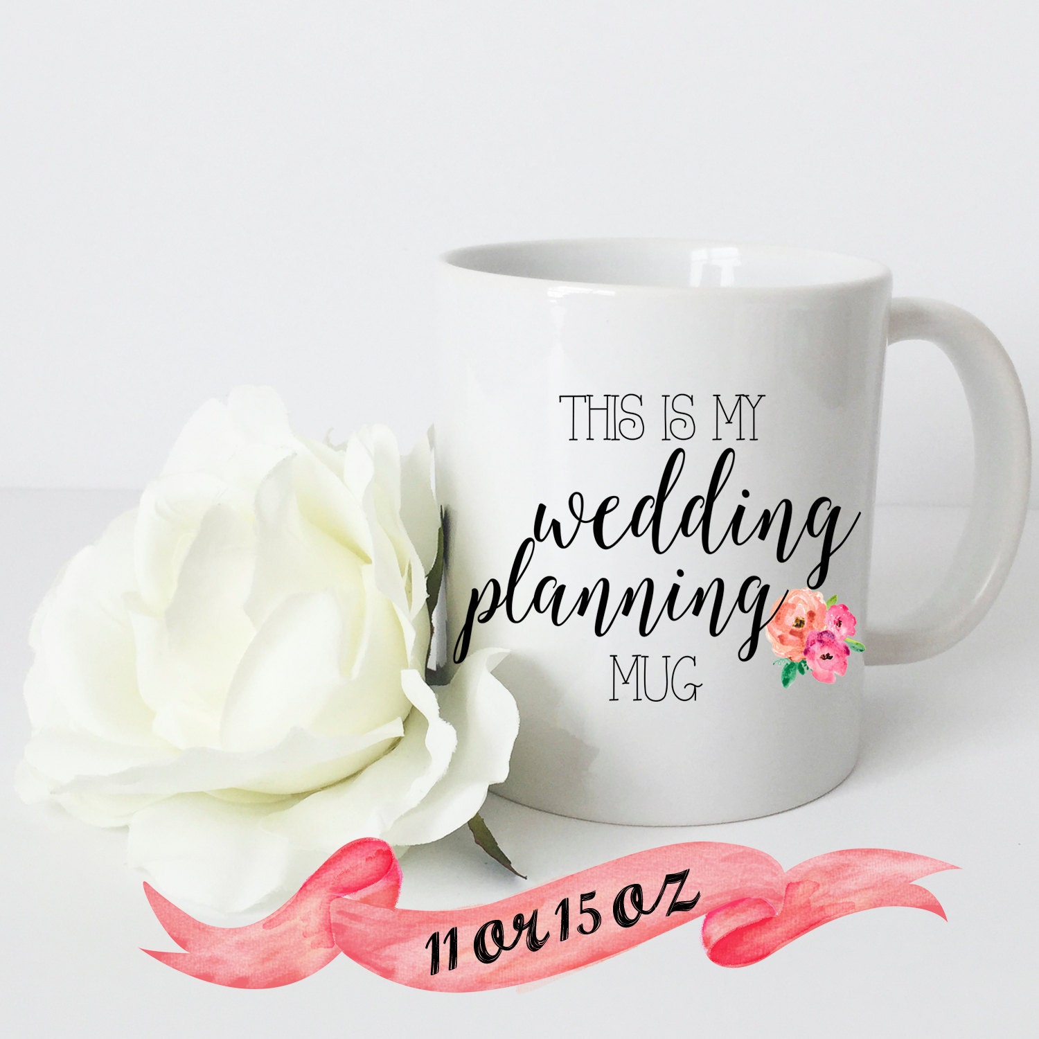 Wedding Planning Mug / Cute Gift for Engagement or Bridal