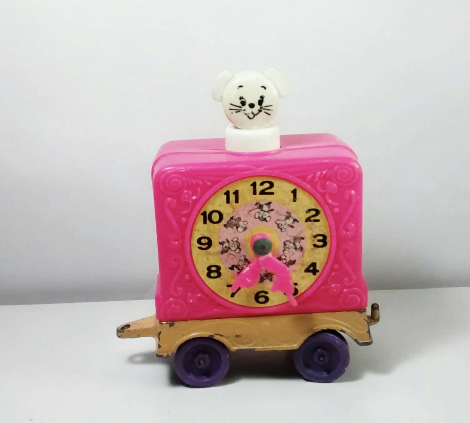 Vintage Tootsie Toy Hickory Dickory Dock clock by redrummagesales